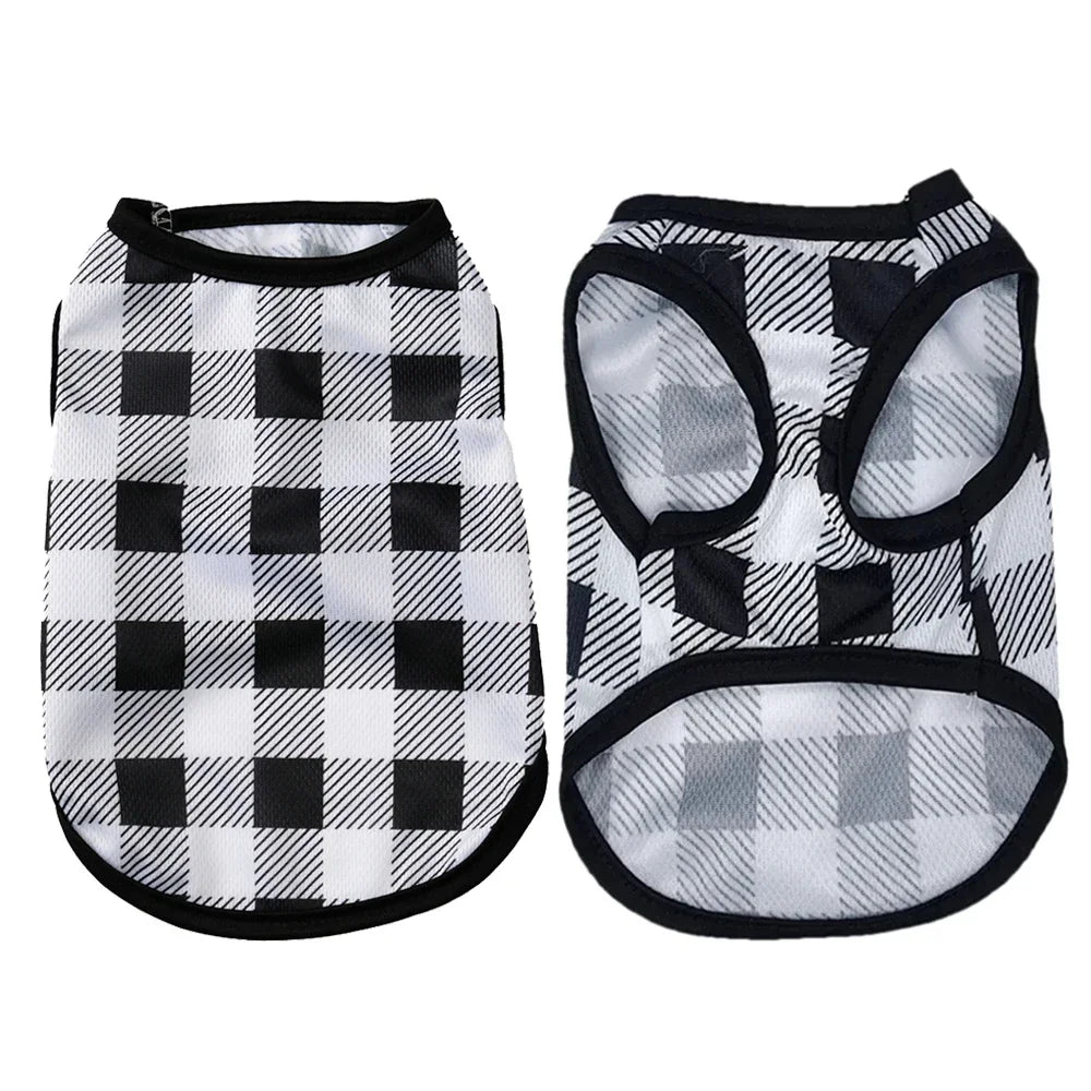 Plaid Summer Dog & Cat Vest
