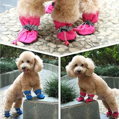 Waterproof Anti-Slip Dog Booties (4-Pack)