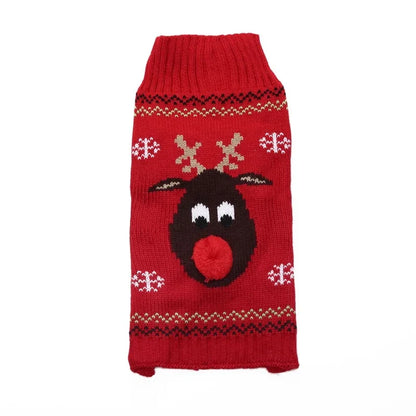 Knitted Winter Dog Sweater