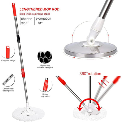 360° Spin Mop Bucket Set