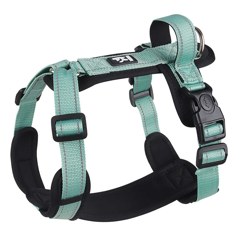 Reflective Adjustable Dog Harness with Optional Leash