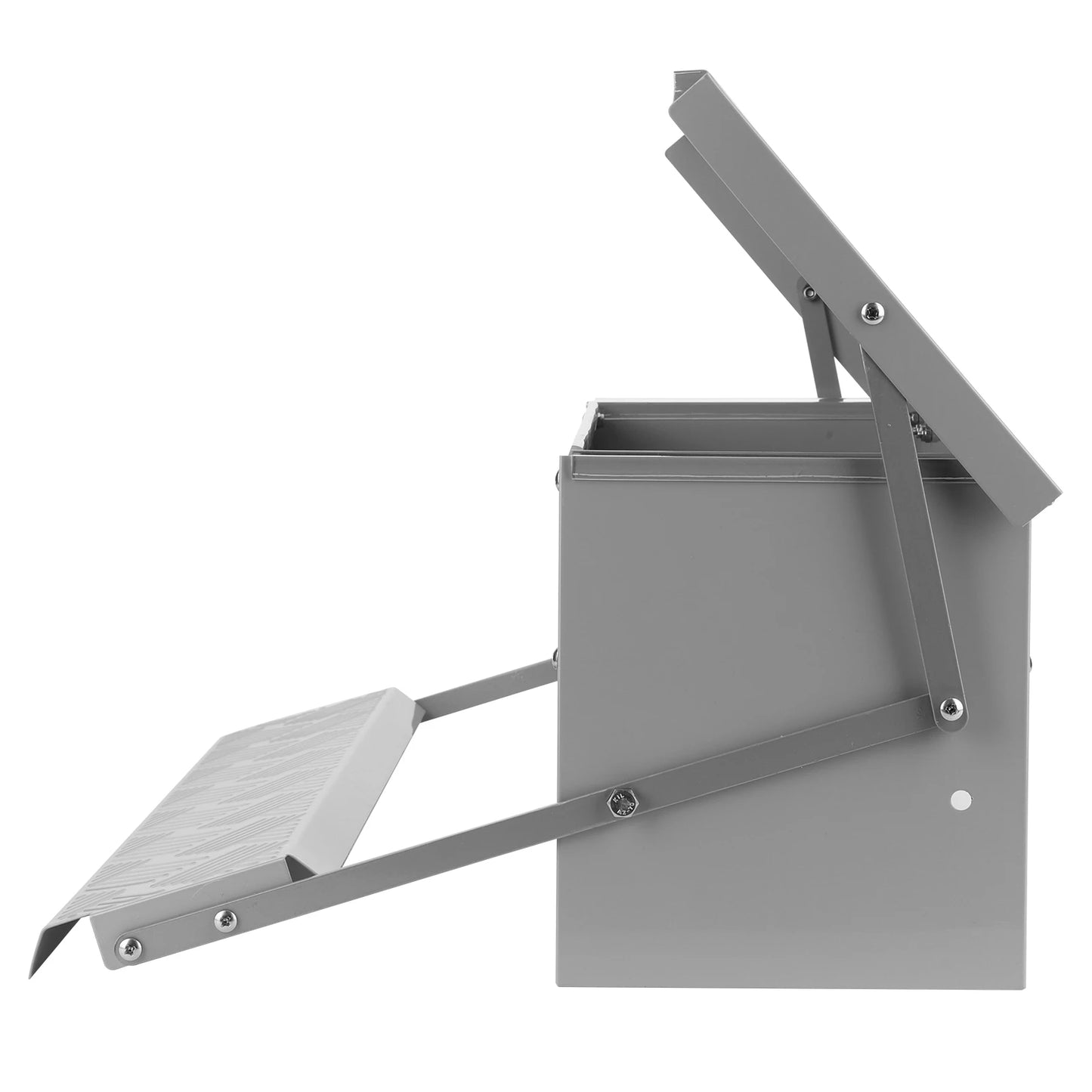 Metal Treadle Chicken Feeder - Rat Proof, No-Waste (11 lbs.)