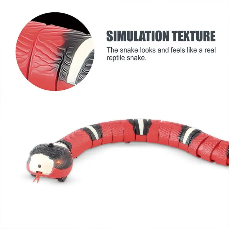 USB Rechargeable Smart Sensing Snake Cat Toy