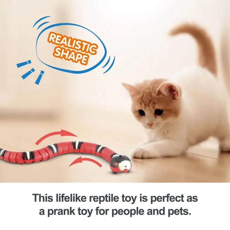 USB Rechargeable Smart Sensing Snake Cat Toy