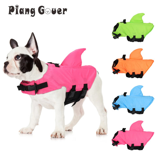 Shark Fin Dog Life Jacket for Swimming