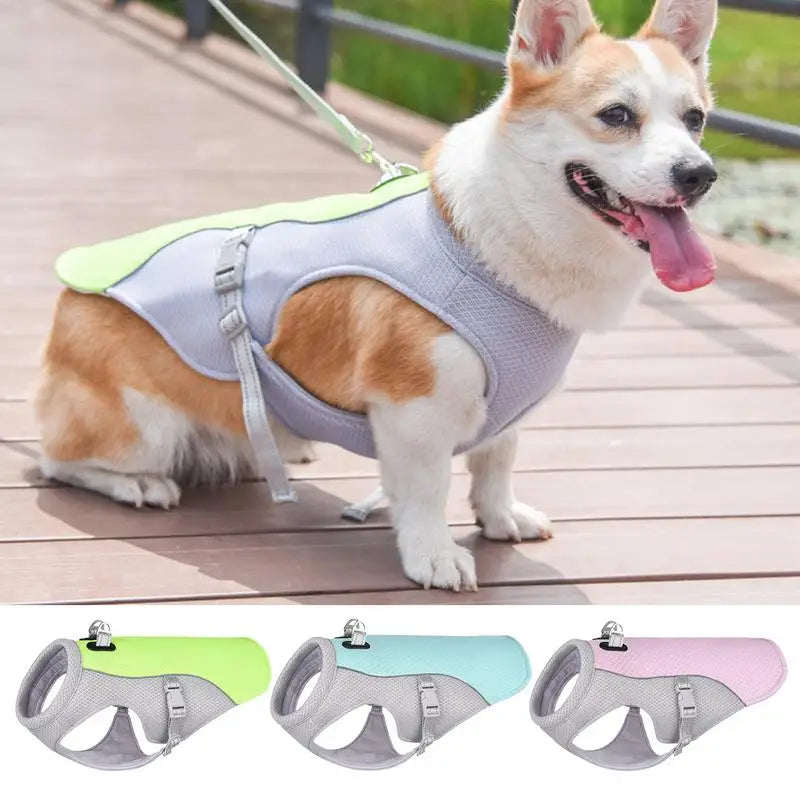 Three-Layer Dog Cooling Vest
