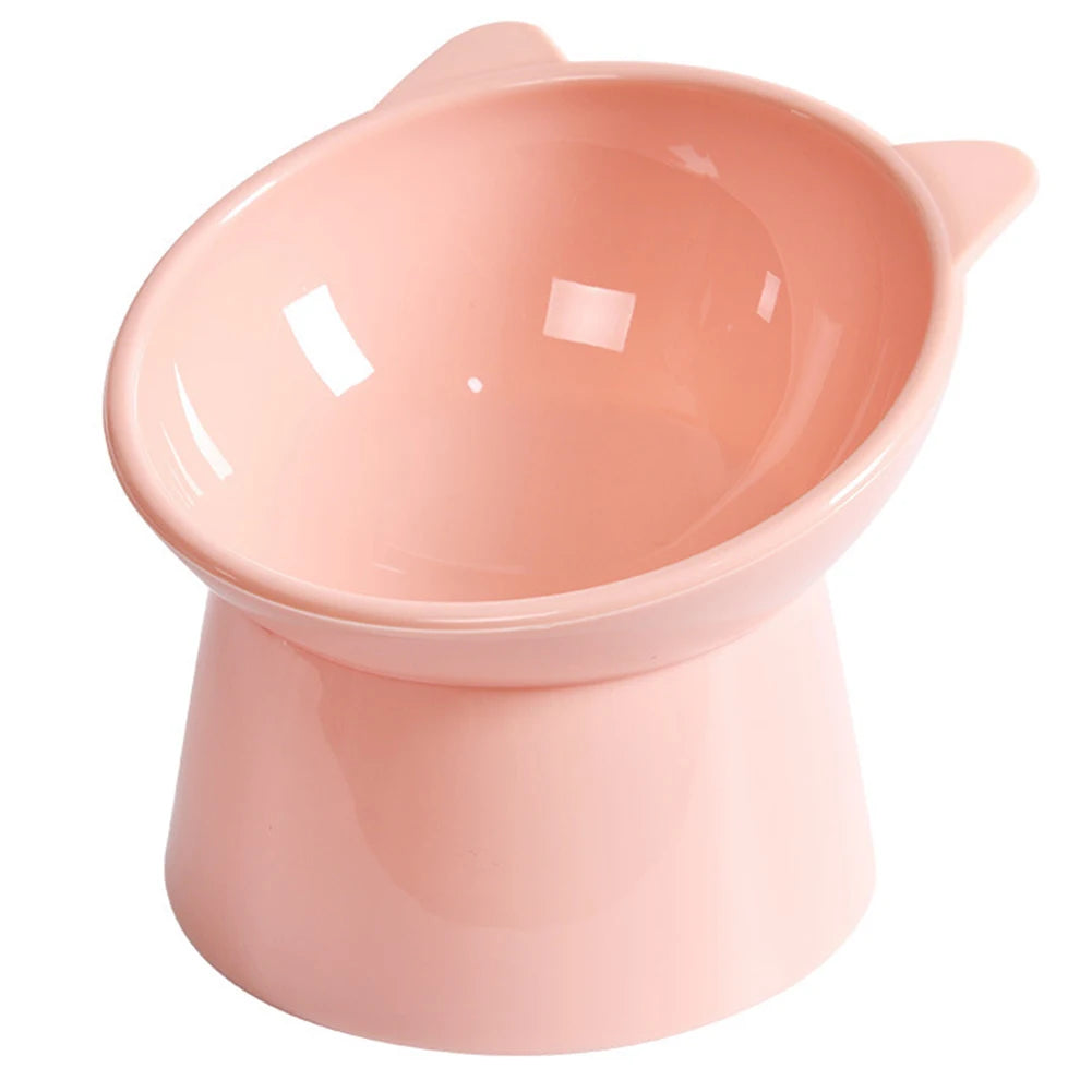 Ergonomic Tilted Raised Cat Food Bowl