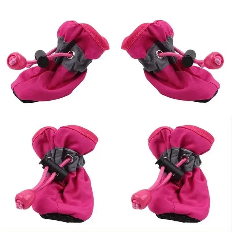 Waterproof Anti-Slip Dog Booties (4-Pack)
