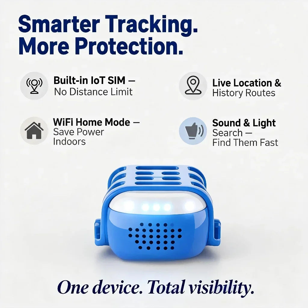 Unlimited GPS Pet Tracker Collar Device