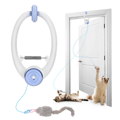 Rechargeable Door-Hanging Interactive Cat Toy