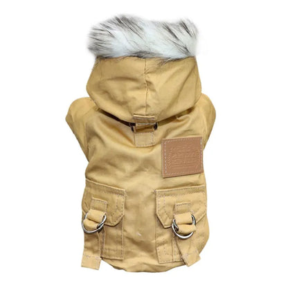 Hooded Winter Dog Coat