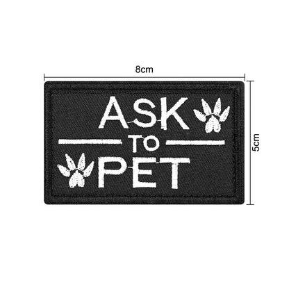 12-Piece Tactical Dog Patch Bundle for Harnesses & Vests