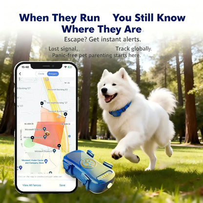 Unlimited GPS Pet Tracker Collar Device