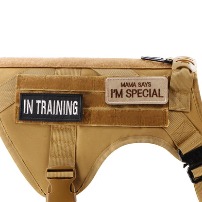 12-Piece Tactical Dog Patch Bundle for Harnesses & Vests