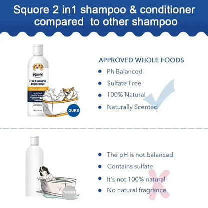 2-in-1 Gentle Pet Shampoo & Conditioner