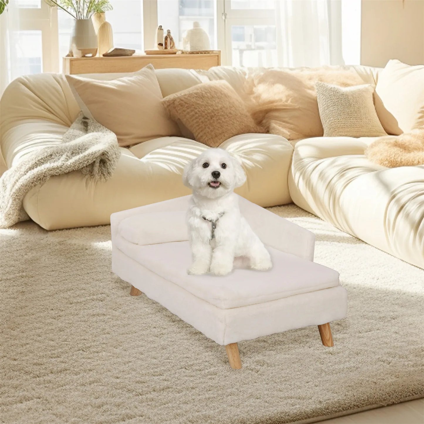 Minimalist Elevated Pet Sofa Bed