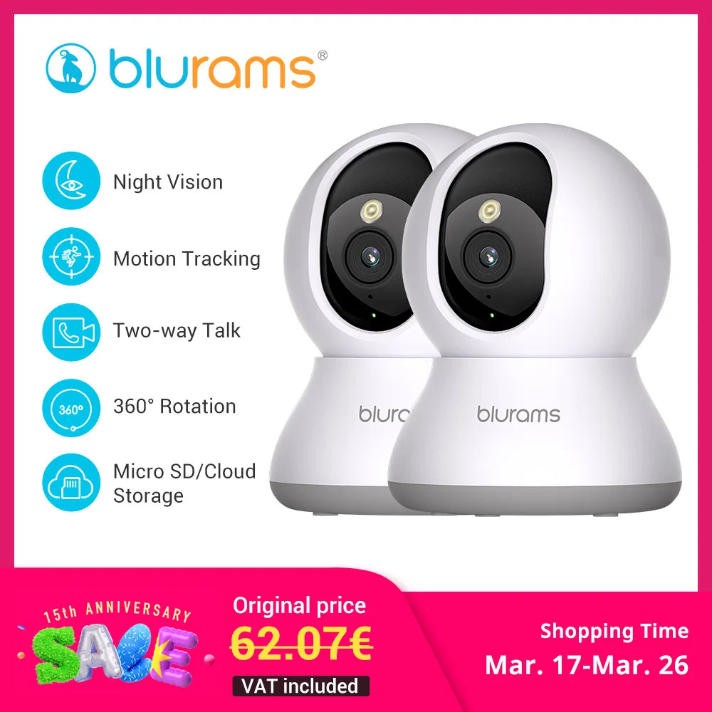 Blurams 2K Indoor Pet Camera with Motion (A31S)