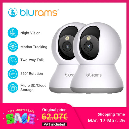 Blurams 2K Indoor Pet Camera with Motion (A31S)