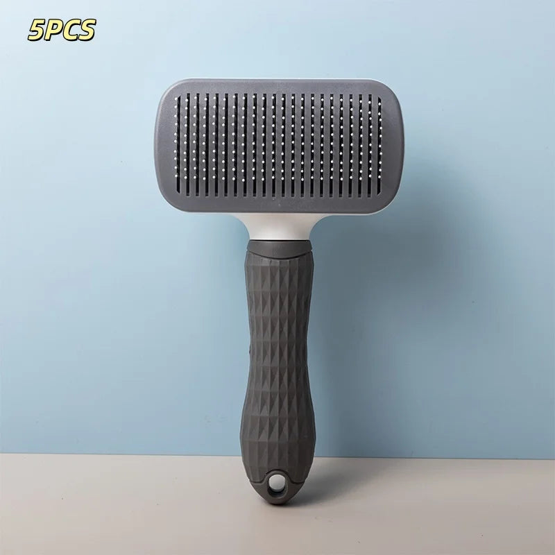 Self-Cleaning Pet Hair Remover Brush