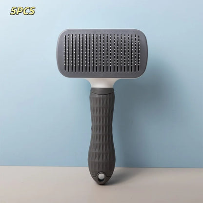Self-Cleaning Pet Hair Remover Brush