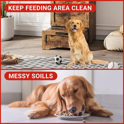 Pet Feeding Station with Storage