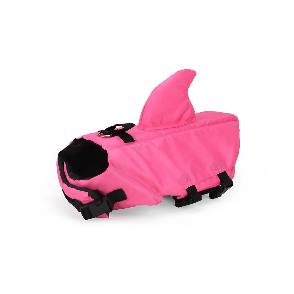 Shark Fin Dog Life Jacket for Swimming