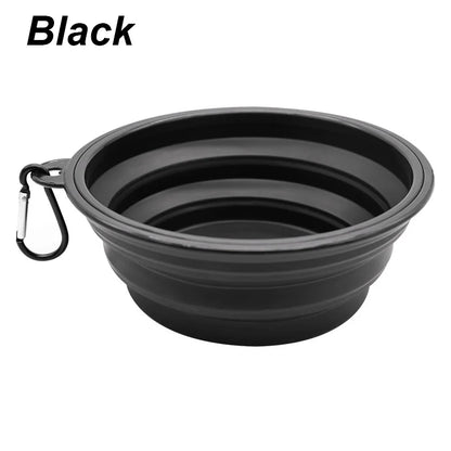 Collapsible Travel Pet Bowl with Carabiner