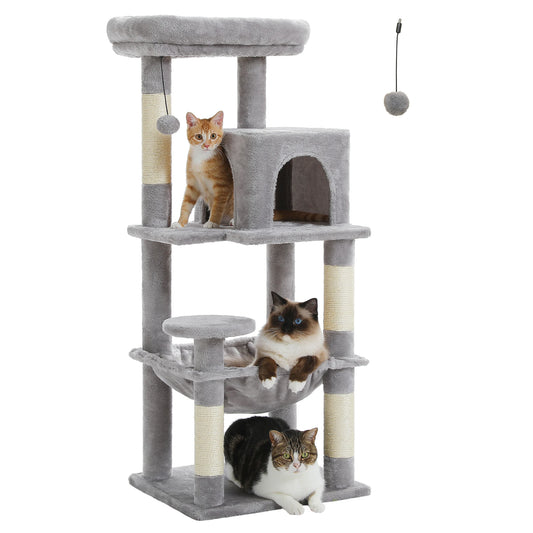 5-Level Cat Tower with Metal Frame