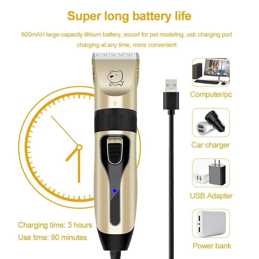 Rechargeable Dog Grooming Trimmer