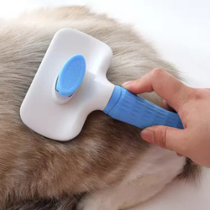 Self-Cleaning Pet Hair Remover Brush
