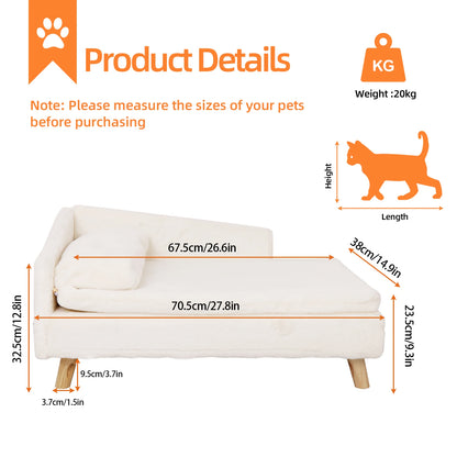 Minimalist Elevated Pet Sofa Bed