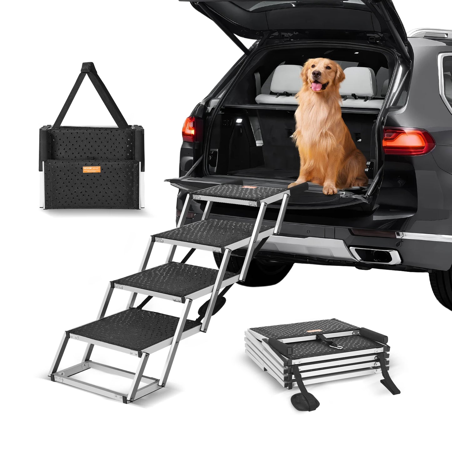 Foldable Dog Car Stairs