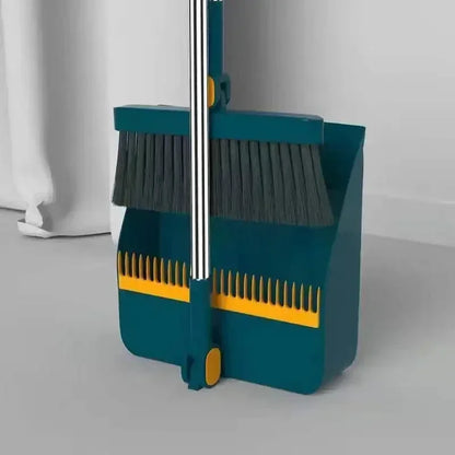 Long Handle Dustpan Broom Set